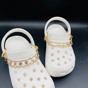 Crocs Exclusive Gold Sun Shine Ring Chain